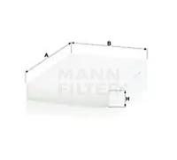 Filtre d'habitacle Comp. moteur côté passager, sous couvercle boîte d'eau