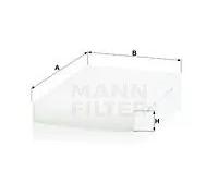 MANN-FILTER Filtre d'habitacle CU 2940 – filtre à pollen