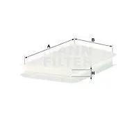 Filtre d'habitacle (filtre à pollen) MANN-FILTER CU 3461