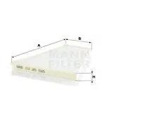 Mann Filter – Filtre d'habitacle (filtre à pollen) CU 25 025