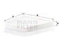 Mann Filter Filtre d'habitacle CU 3172/1 pour véhicule particulier conduite à droite