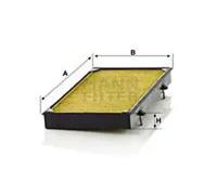 Filtre d'habitacle (filtre à pollen) MANN-FILTER FP 3454