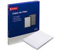 Filtre d'habitacle DENSO (DCF569P) Filtre à pollen multicouche avec chambre de rétention, bloque les particules nocives entrant dans la voiture, large compatibilité - Produit de qualité OE