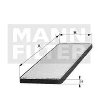 MANN-FILTER CUK 23 004-2 Filtre à air de cabine - VÉHICULE DE TOURISME + UTILITAIRES