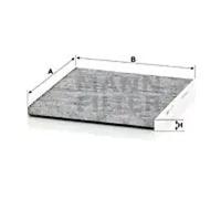 Filtre d'habitacle derrière la boîte à gants Filtre à charbon actif CUK 2336