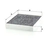 Filtre d'habitacle (filtre à pollen) MANN-FILTER CUK 28 001