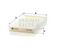 MANN-FILTER Filtre d'habitacle CU 15 001 – Filtre à pollen pour véhicules & utilitaires