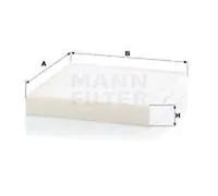 Filtre d'habitacle derrière la boîte à gants Filtre à particules CU 22 028