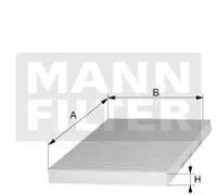MANN-FILTER Filtre d'habitacle (filtre à pollen) CU 2232/1