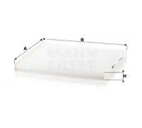 MANN-FILTER CU 26 017 Filtre à air de cabine - VÉHICULE DE TOURISME + UTILITAIRES
