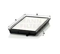 MANN-FILTER CU 2835 Filtre à air de cabine - VÉHICULE DE TOURISME + UTILITAIRES