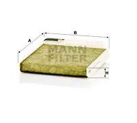 MANN-FILTER Filtre d'habitacle (filtre à pollen) FP 1829 pour Dacia, Lada, Nissan, Puch