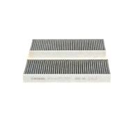 Bosch R5525 Filtre d'Habitacle à Charbon Actif de Remplacement - Contre les Mauvaises Odeurs, le Pollen et la Poussière pour un air plus pur à l’Intérieur du Véhicule - Jeu de 2 Filtres