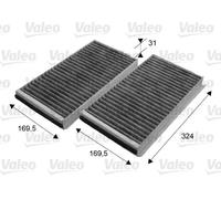 Filtre d'habitacle Filtre à charbon actif 698864 VALEO pour ALPINA BMW