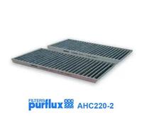 Purflux Filtre d'habitacle AHC220-2 – Filtre à charbon actif – 29×111×224