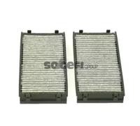 Filtre d'habitacle Filtre à charbon actif AHC349-2 PURFLUX pour BMW X5 X6