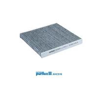 Purflux Filtre d'habitacle AHC516 charbon actif 25x214x215 Compatible Twingo III, Smart Fortwo 451