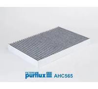 PURFLUX Filtre d'habitacle AHC565 Filtre à charbon actif Hauteur: 30 Largeur: 213 Longueur: 309