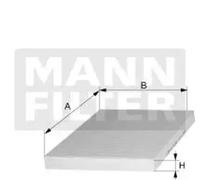 Filtre d'habitacle Filtre à charbon actif avec polyphenol FP 24 024 MANN-FILTER