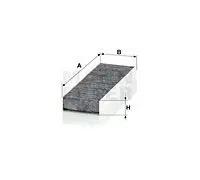 MANN-FILTER Filtre d'habitacle CUK 26 025-2 - Charbon actif - Voiture & Utilitaire