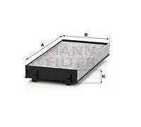 Filtre d'habitacle (filtre à pollen) MANN-FILTER CUK 2941-2