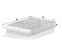 Filtre d'habitacle Filtre à charbon actif CUK 30 012 MANN-FILTER