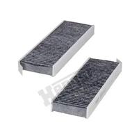 Filtre d'habitacle (filtre à pollen) HENGST FILTER E2977LC-2