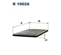Filtron Filtre d'habitacle K1002A – Filtre à pollen