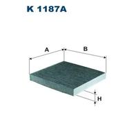 Filtre d'habitacle Filtre à charbon actif K 1187A FILTRON pour HONDA GREAT WALL