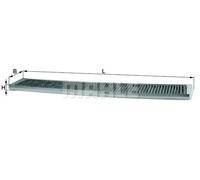 Knecht LAK 102 Filtre, air de l'habitacle