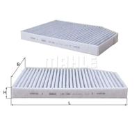 Filtre d'habitacle Filtre à charbon actif LAK 1398 KNECHT pour BMW ALPINA TOYOTA