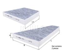 Knecht LAK225/S Filtre, air de l'habitacle