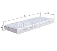 Filtre d'habitacle Filtre à charbon actif LAK 289 KNECHT pour NISSAN PICK UP