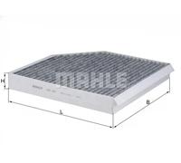 Filtre d'habitacle Filtre à charbon actif LAK 667 KNECHT pour AUDI BENTLEY