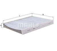 Filtre d'habitacle Filtre à charbon actif LAK 816 KNECHT pour SEAT VW AUDI SKODA