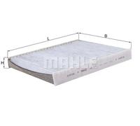 Filtre d'habitacle Filtre à charbon actif LAK 816 MAHLE pour AUDI SEAT SKODA VW