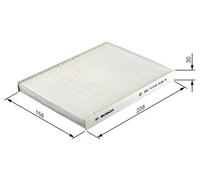 Filtre d'habitacle Filtre à particules 1 987 432 039 BOSCH pour RENAULT NISSAN