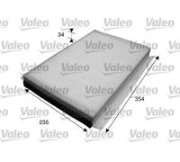 Filtre d'habitacle Filtre à particules 715601 VALEO pour MERCEDES-BENZ VW