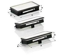 Mann Filter Filtre d'habitacle (filtre à pollen) CU 19 000-3