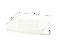 Mann Filter Filtre d'habitacle (filtre à pollen) CU 22 029