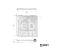 FEBI BILSTEIN 197753 Filtre d'habitacle
