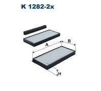 FILTRON K 1282-2x Filtre d'habitacle
