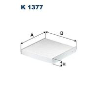 Filtre d'habitacle Filtre à particules K 1377 FILTRON pour FORD TRANSIT Fourgon