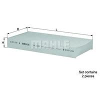 Filtre d'habitacle Filtre à particules LA 122/S MAHLE pour HONDA CIVIC VII Coupé