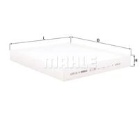 Filtre d'habitacle Filtre à particules LA 1399 KNECHT pour KIA TOYOTA