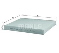 Filtre d'habitacle (filtre à pollen) KNECHT LA 182