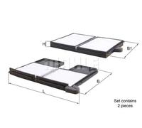 MAHLE ORIGINAL LA 186/S Filtre d'habitacle à particules pour TOYOTA Picnic (XM1)