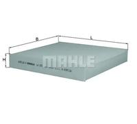 Filtre d'habitacle (filtre à pollen) KNECHT LA 293