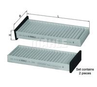 Filtre d'habitacle (filtre à pollen) KNECHT LA 296/S