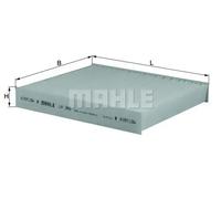 Filtre d'habitacle (filtre à pollen) KNECHT LA 345